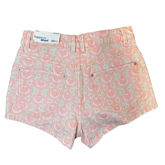 Pimkie Mid-Rise Retro Print Shorts NWT | EU 34 (US XS) - Picture 2 of 6